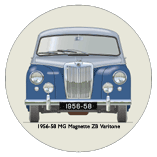 MG Magnette ZB Varitone 1956-58 Coaster 4